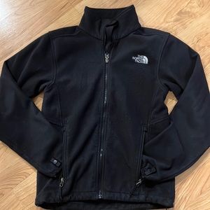 The North Face fleece jacket. Black.  Size XS